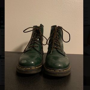 Green Dr. Martens